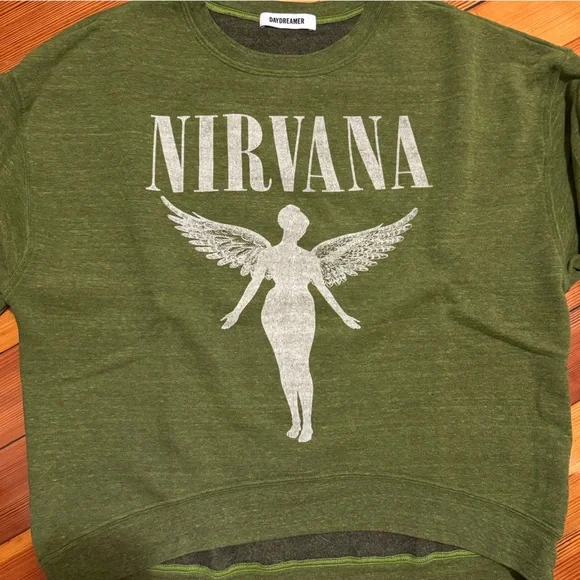 DAYDREAMER NIRVANA IN UTERO TOUR OVERSIZED CREW - Picture 4 of 10